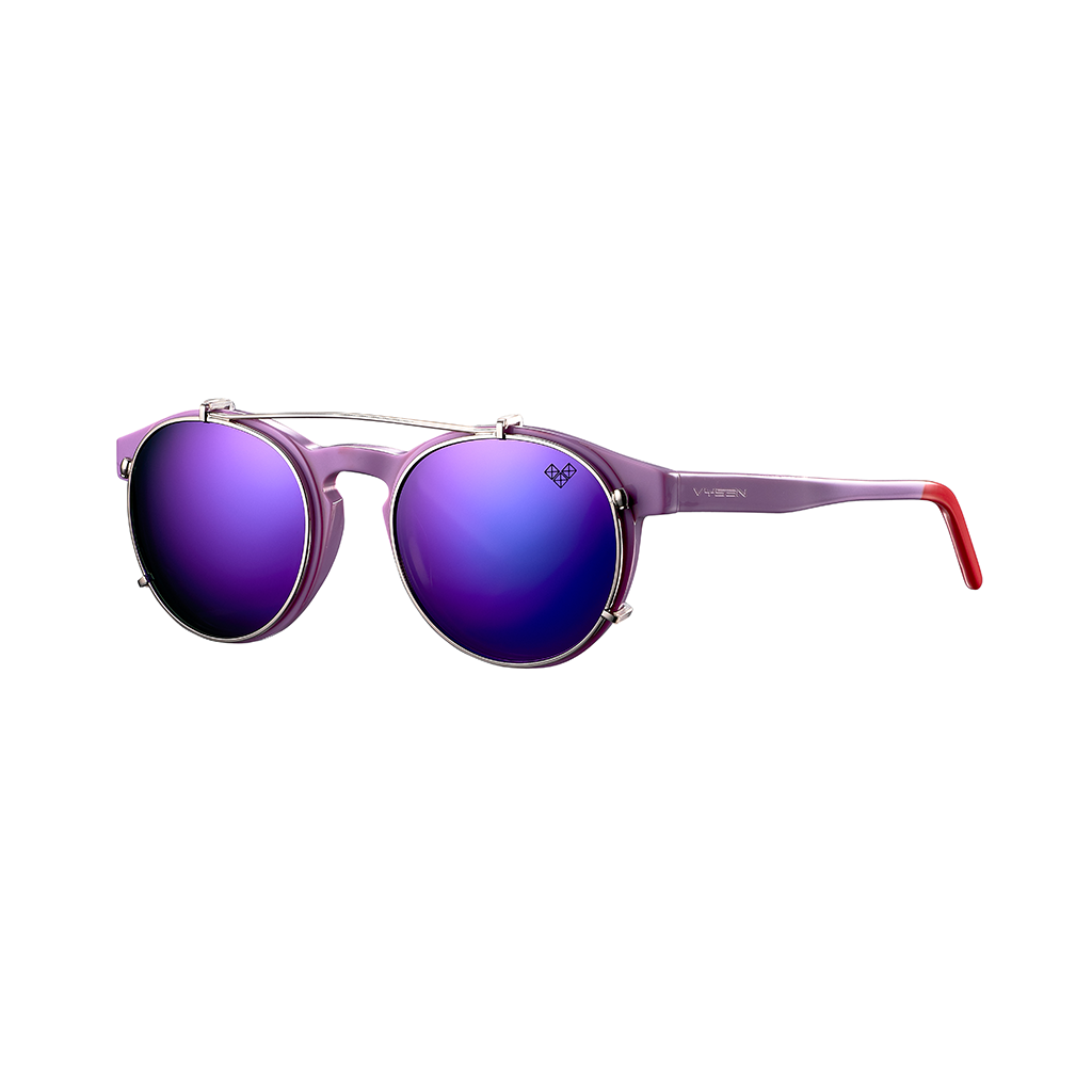 AVIVA CLIP ARMAZON LAVANDA LENTES MORADO ESPEJADO