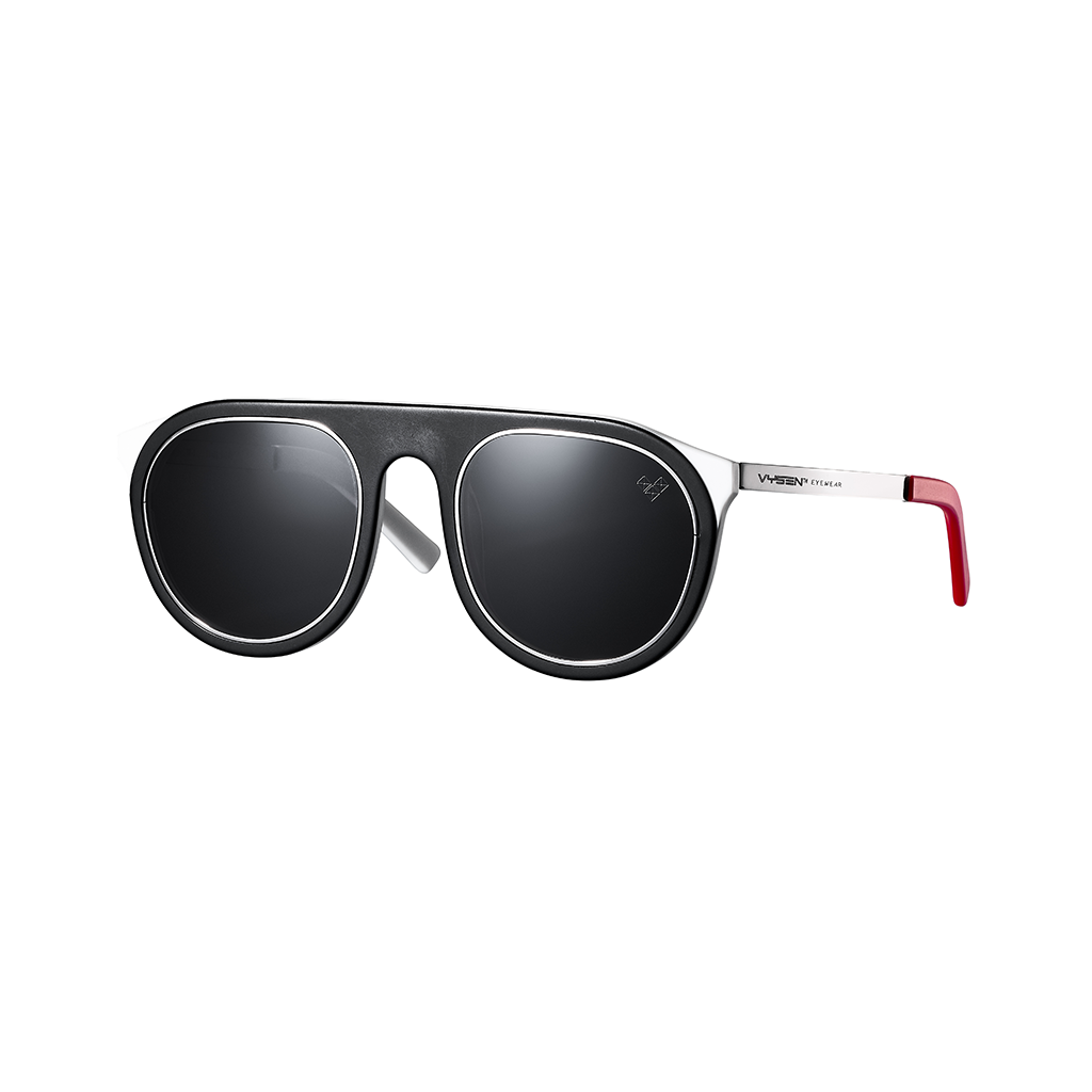 TROY ARMAZON BLANCO LENTES NEGROS