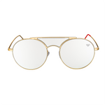 KALAI ARMAZON DORADO LENTES PLATEADOS ESPEJADOS