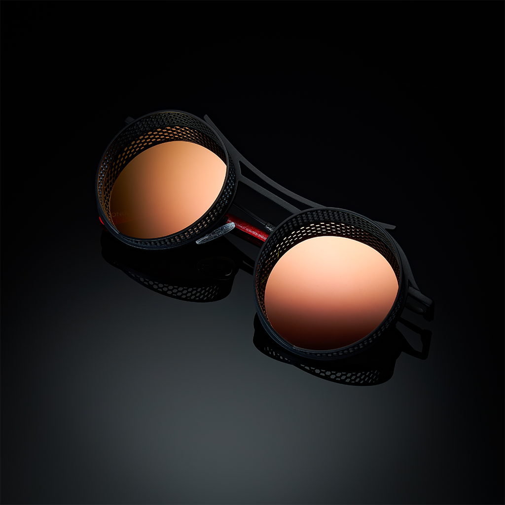 ONIX ARMAZON NEGRO MATE LENTES ROSA ESPEJADOS