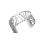 Brazalete Perroquet 25 MM Baño de Plata Mate