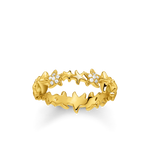 Anillo Estrella de Mar Dorado #52
