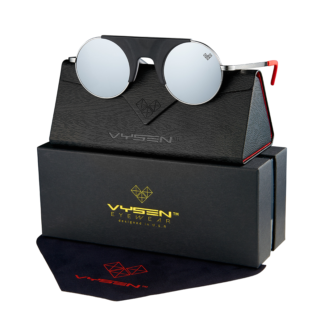 RUBY ARMAZON NEGRO MATE LENTES PLATEADOS