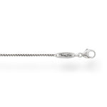 Cadena Veneciana Delgada Plata oscurecida