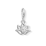 Charm de flor de loto de Plata
