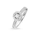 Anillo de Luz de Luna de Plata