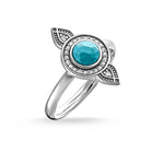 Anillo de Atrapasueños de Plata oscurecida