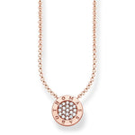 Collar de pavé de Baño de oro rosa