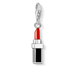 Charm de labial rojo de Plata