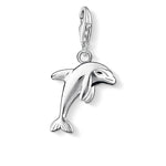 Charm de delfín de Plata
