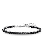 Pulsera negra de Plata