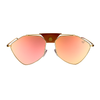 LETEC ARMAZON DORADO LENTES ROSA ESPEJADO