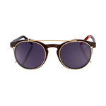 AVIVA CLIP ARMAZON CAFE LENTES NEGROS CLIP DORADO