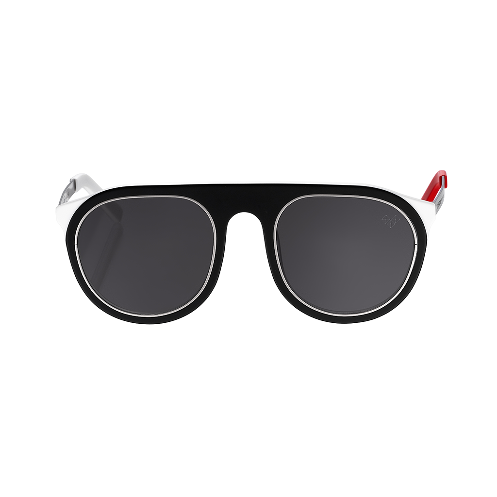Lentes blancos con negro hotsell