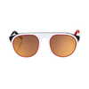 TROY ARMAZON BLANCO LENTES DORADOS
