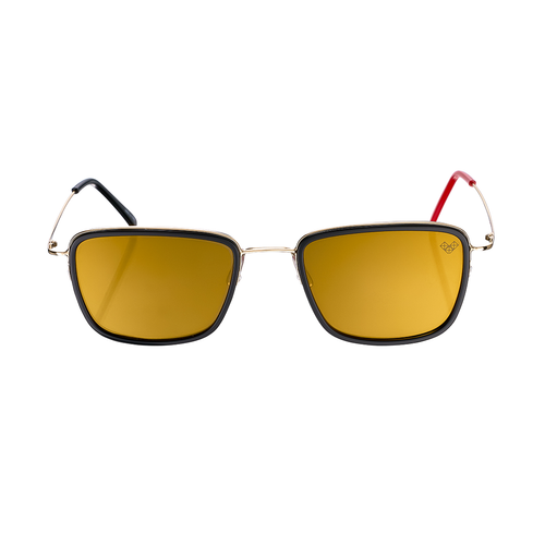 OTTU ARMAZON NEGRO MATE LENTES DORADOS