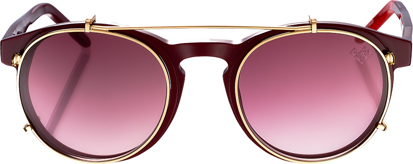 AVIVA CLIP ARMAZON BURGANDY LENTES BURGANDY