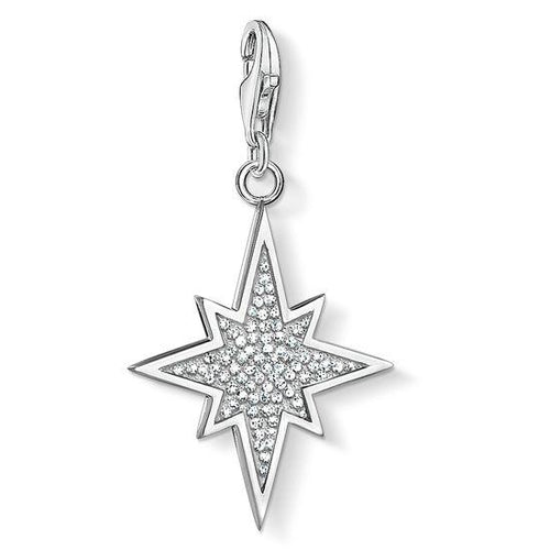 Charm Colgante Estrella Glitter