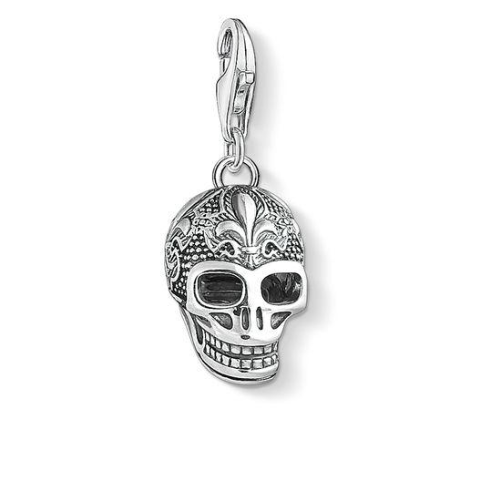 Charm Colgante Calavera con Lirio