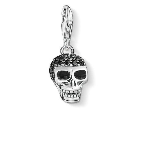 Charm Colgante Calavera Pavé