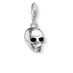 Charm Colgante Calavera Plateada