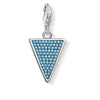 Charm Colgante Triángulo Turquesa