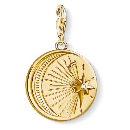 Charm Colgante Luna y Estrellas Vintage