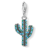 Colgante Charm "Cactus turquesa"