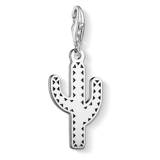 Charm Colgante Cactus Plateado