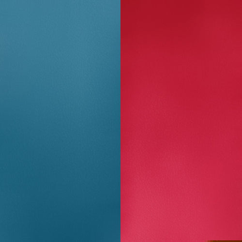 Cuero para Anillo Reversible Petrol blue/Raspberry