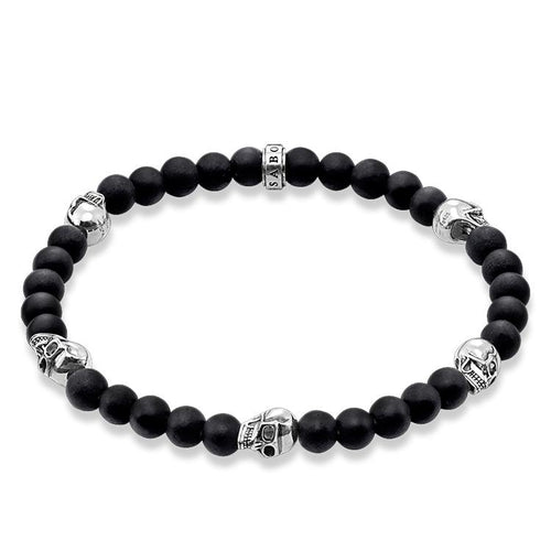 Pulsera de calavera de Plata