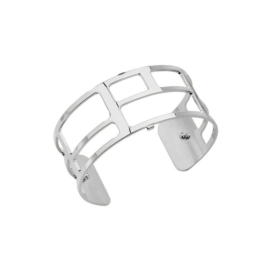 Brazalete Labyrinthe 25 MM Baño de Plata