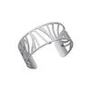 Brazalete Perroquet 25 MM Baño de Plata Mate