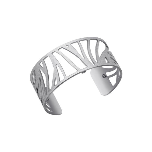 Brazalete Perroquet 25 MM Baño de Plata Mate
