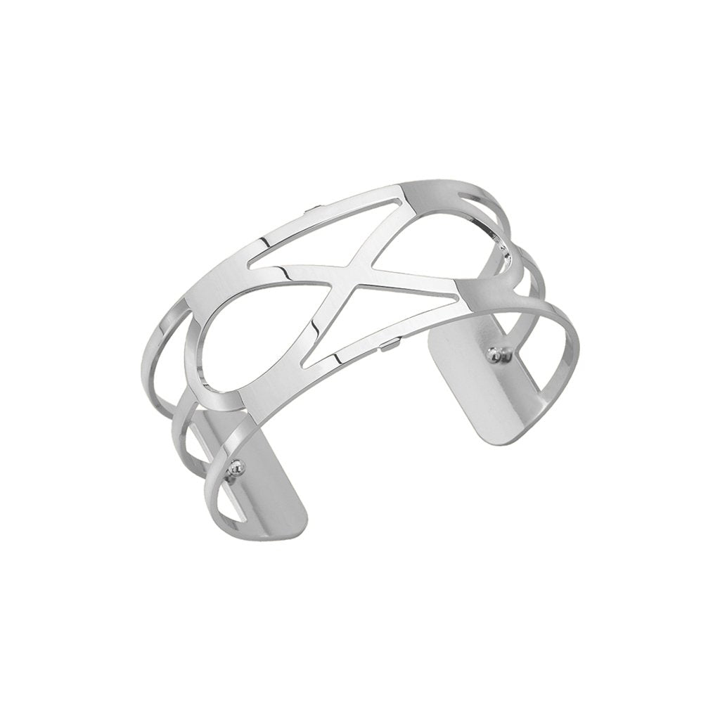 Brazalete Infini 25 MM Baño de Plata