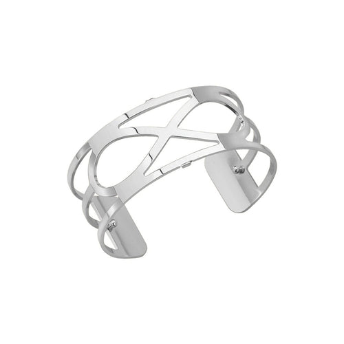 Brazalete Infini 25 MM Baño de Plata