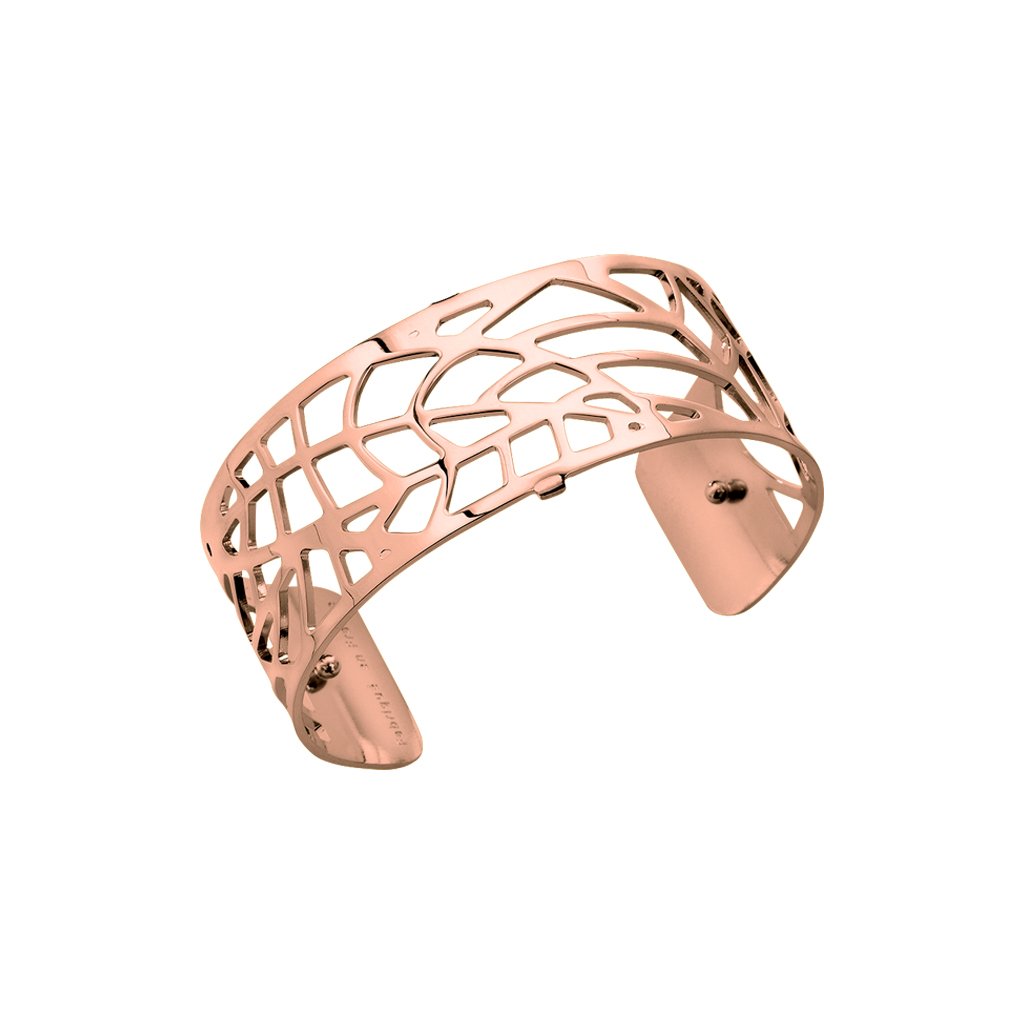 Brazalete Fougères  25 MM Baño de Oro Rosa