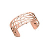 Brazalete Fougères  25 MM Baño de Oro Rosa