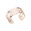 Brazalete Nénuphar 25 MM Baño de Oro Rosa
