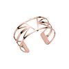 Brazalete Ibiza 25 MM Baño de Oro Rosa