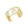 Brazalete Volute 25 MM Baño de Oro