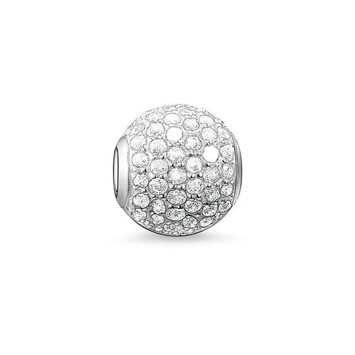 Bead Pavé Blanco