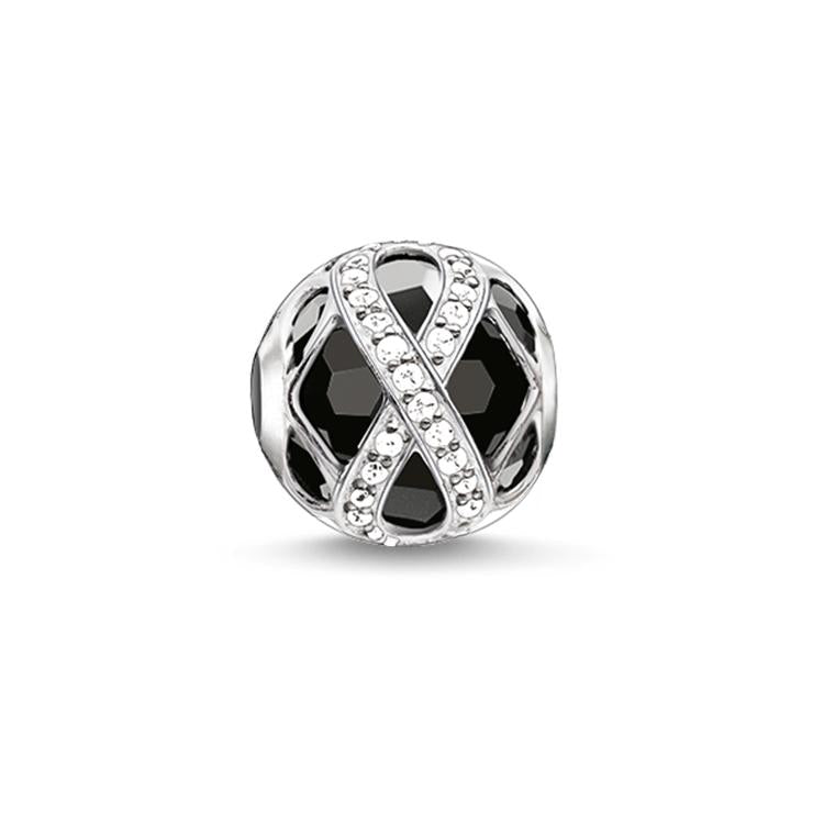 K0174-027-18-bead-infinity-negro-de-plata