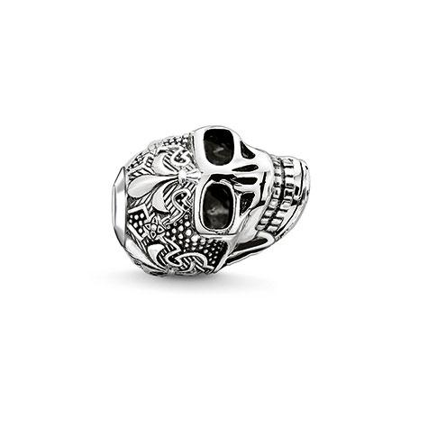 K0239-637-12-bead-calavera-con-flor-de-lis