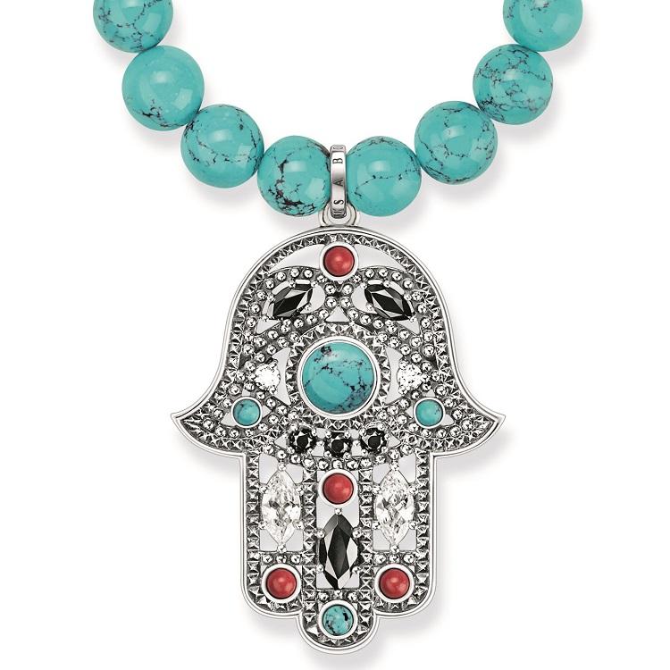 Collar de Mano de Fátima de Plata