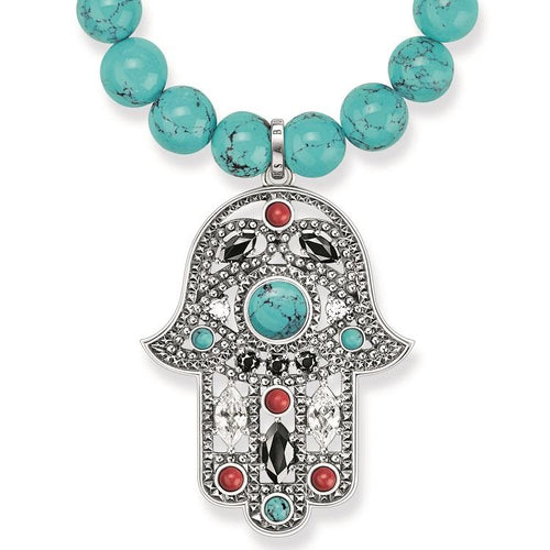 Collar de Mano de Fátima de Plata