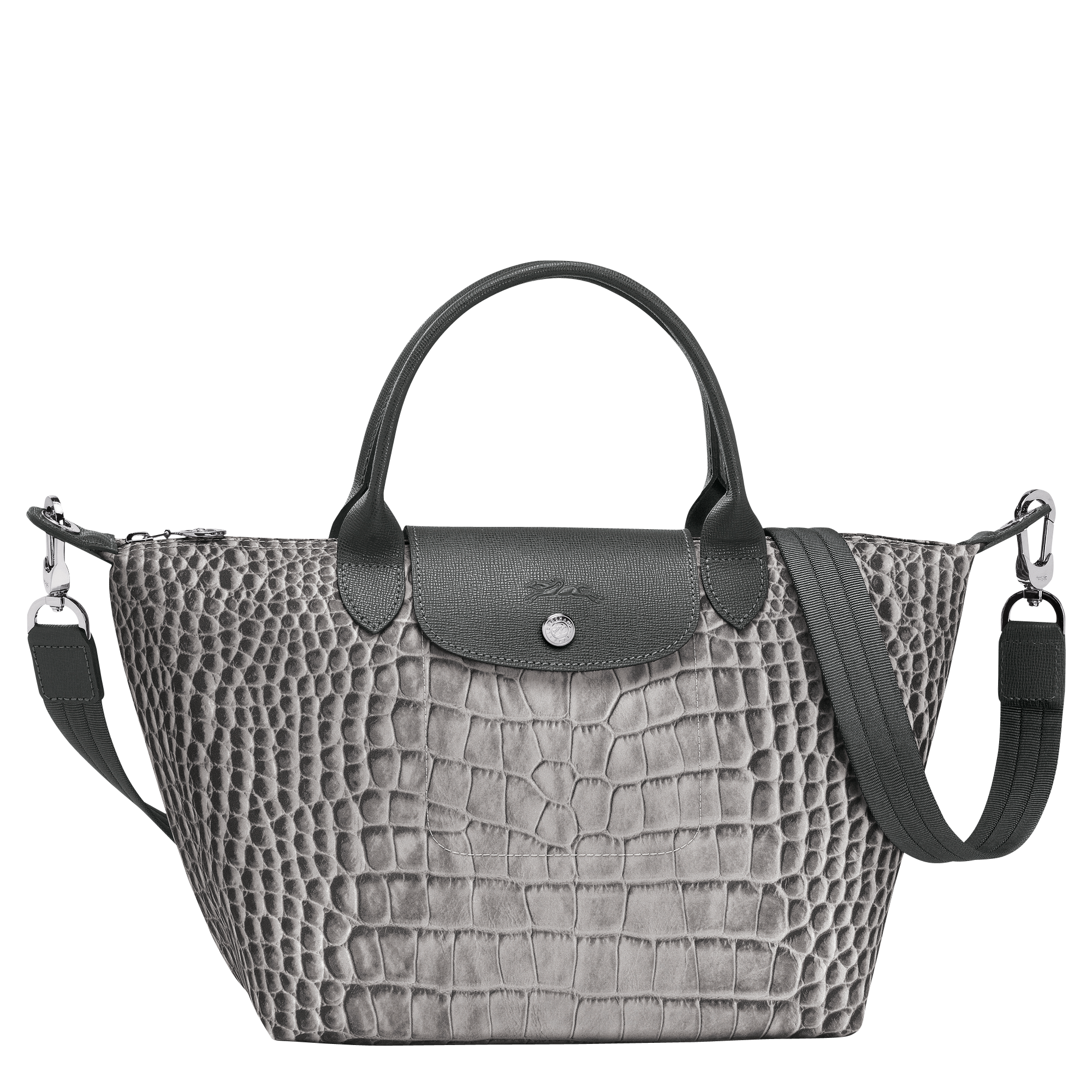 Le Pliage Bolso de Mano S Gris - Luxury Avenue Boutique