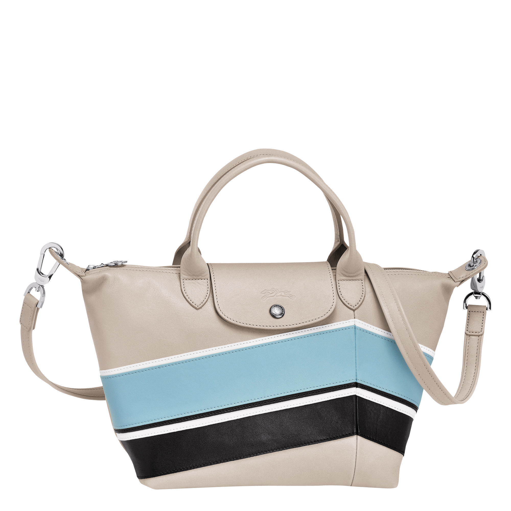 Le Pliage Cuir Chevron Bolso de Mano S - Luxury Avenue Boutique
