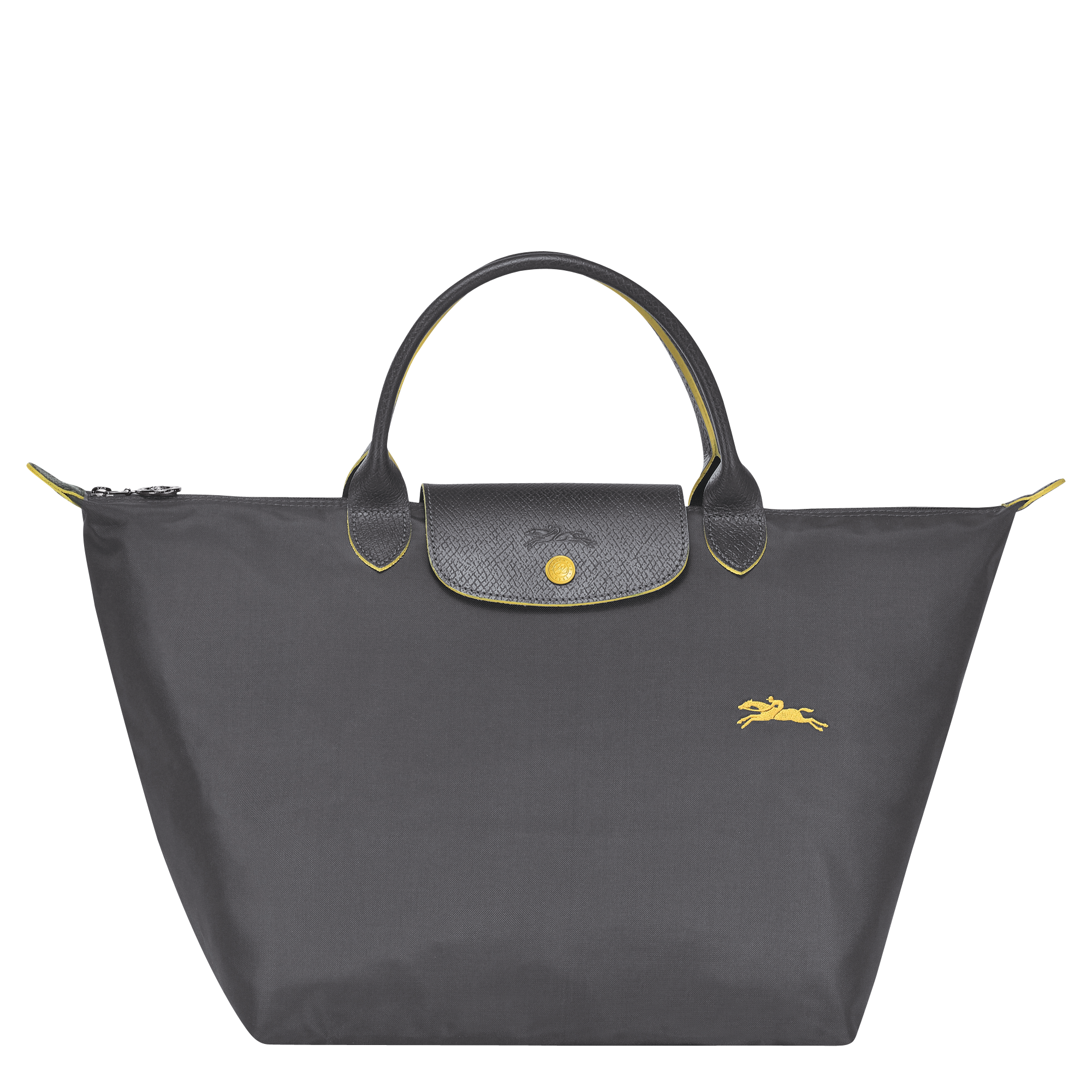 Le Pliage Club Bolso de Mano M Plomo - Luxury Avenue Boutique