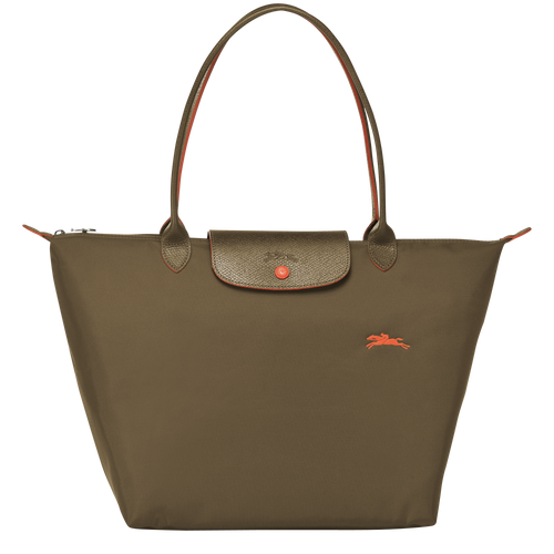 Le Pliage Club Bolso Shopper L Khaki - Luxury Avenue Boutique